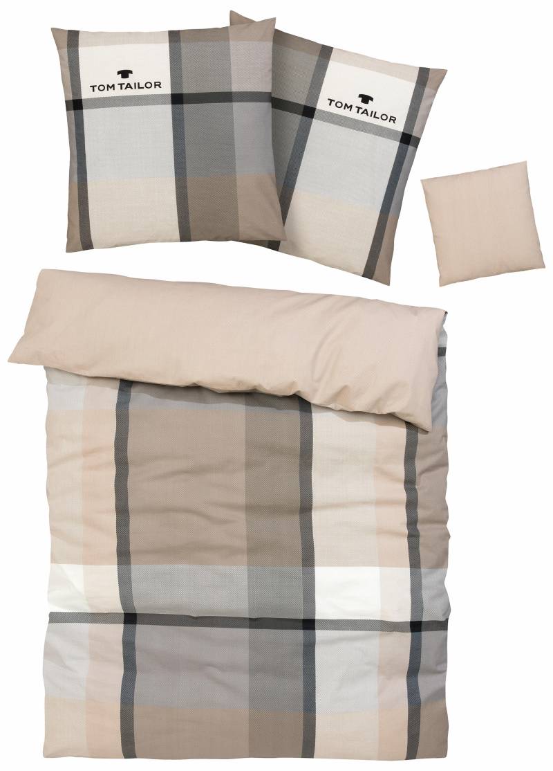 TOM TAILOR HOME Bettwäsche »Lenny in Gr. 135x200 oder 155x220 cm«, mit GRATIS-Zugabe: Kissenhülle von TOM TAILOR HOME