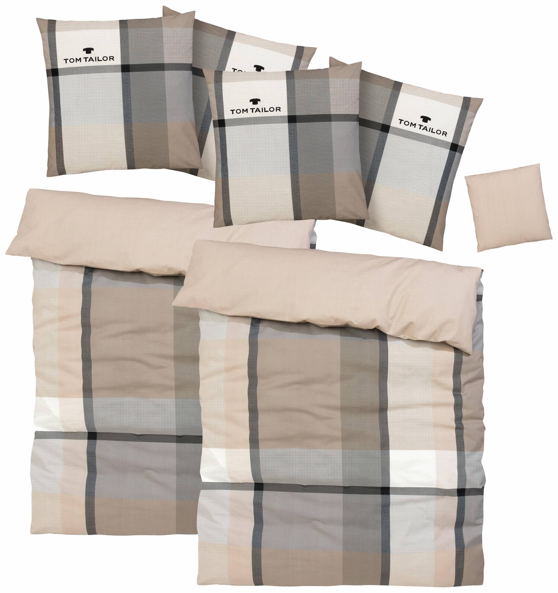 TOM TAILOR HOME Bettwäsche »Lenny in Gr. 135x200 oder 155x220 cm«, mit GRATIS-Zugabe: Kissenhülle von TOM TAILOR HOME