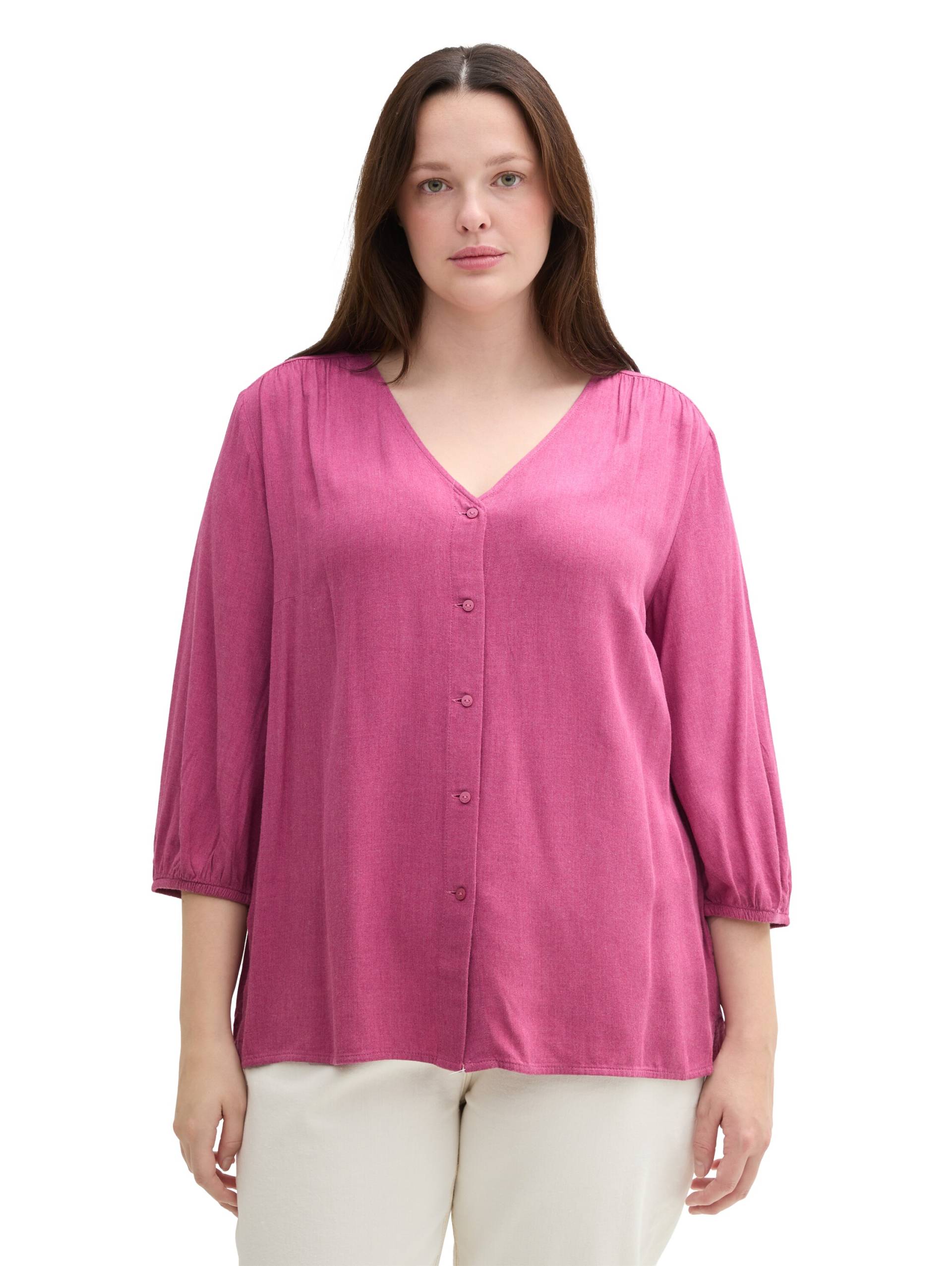 TOM TAILOR PLUS Klassische Bluse, mit 3/4 Ärmeln TOM TAILOR PLUS Klassische Bluse, mit 3/4 Ärmeln von TOM TAILOR PLUS