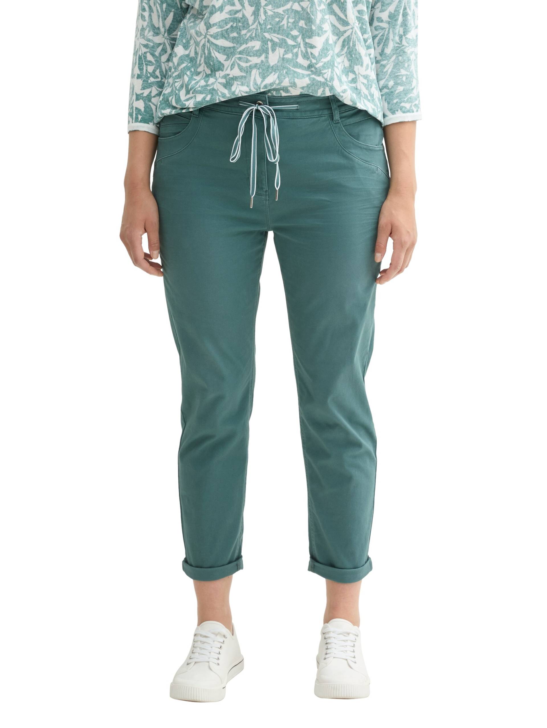 TOM TAILOR PLUS Jogger Pants, im 5-Pocket-Stil mit Stretch und Bindeband von TOM TAILOR PLUS