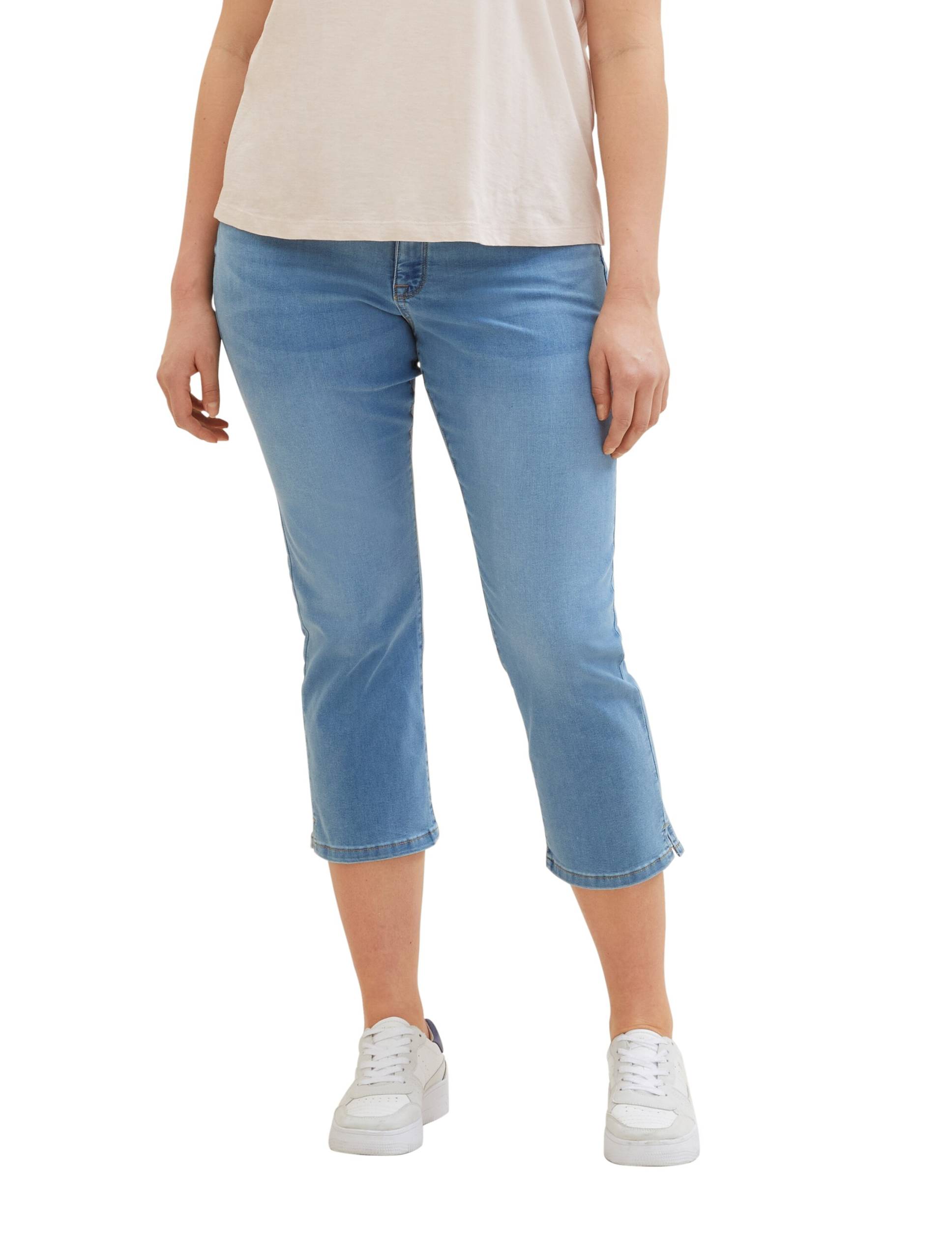 TOM TAILOR PLUS Slim-fit-Jeans, in 3/4 Länge und mit Bindegürtel TOM TAILOR PLUS Slim-fit-Jeans, in 3/4 Länge und mit Bindegürtel von TOM TAILOR PLUS