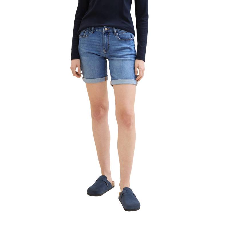 Tom Tailor - Bermuda Shorts, für Damen, Bleached Blau, Größe 31 von Tom Tailor