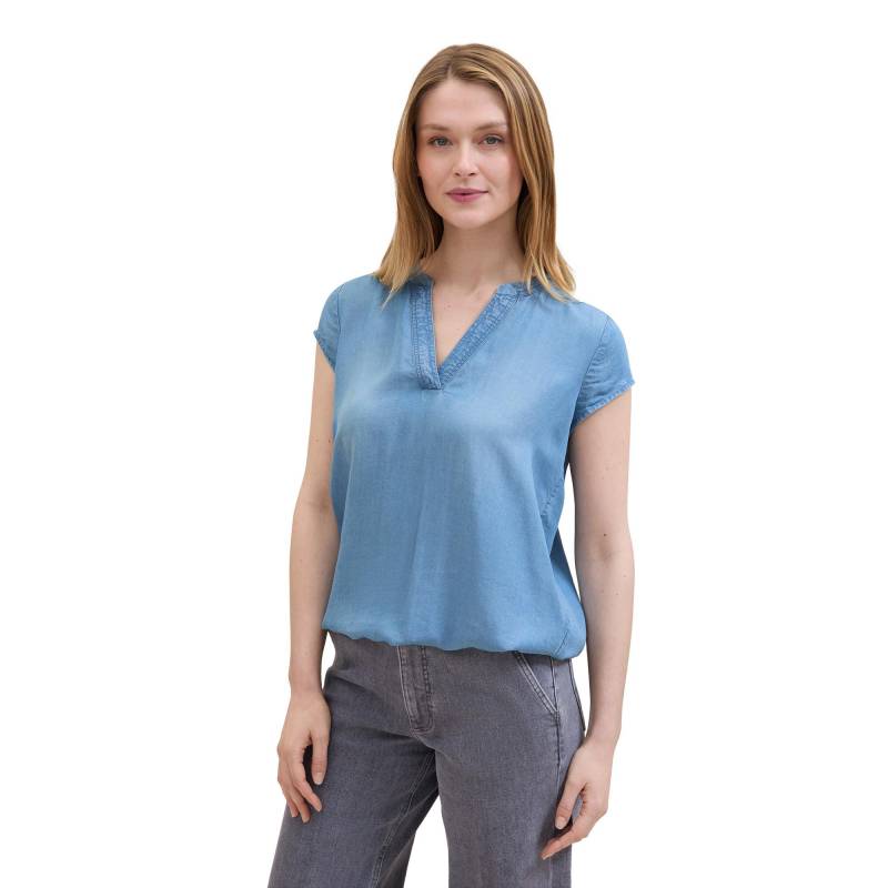 Bluse Damen Blau Denim 34 von TOM TAILOR