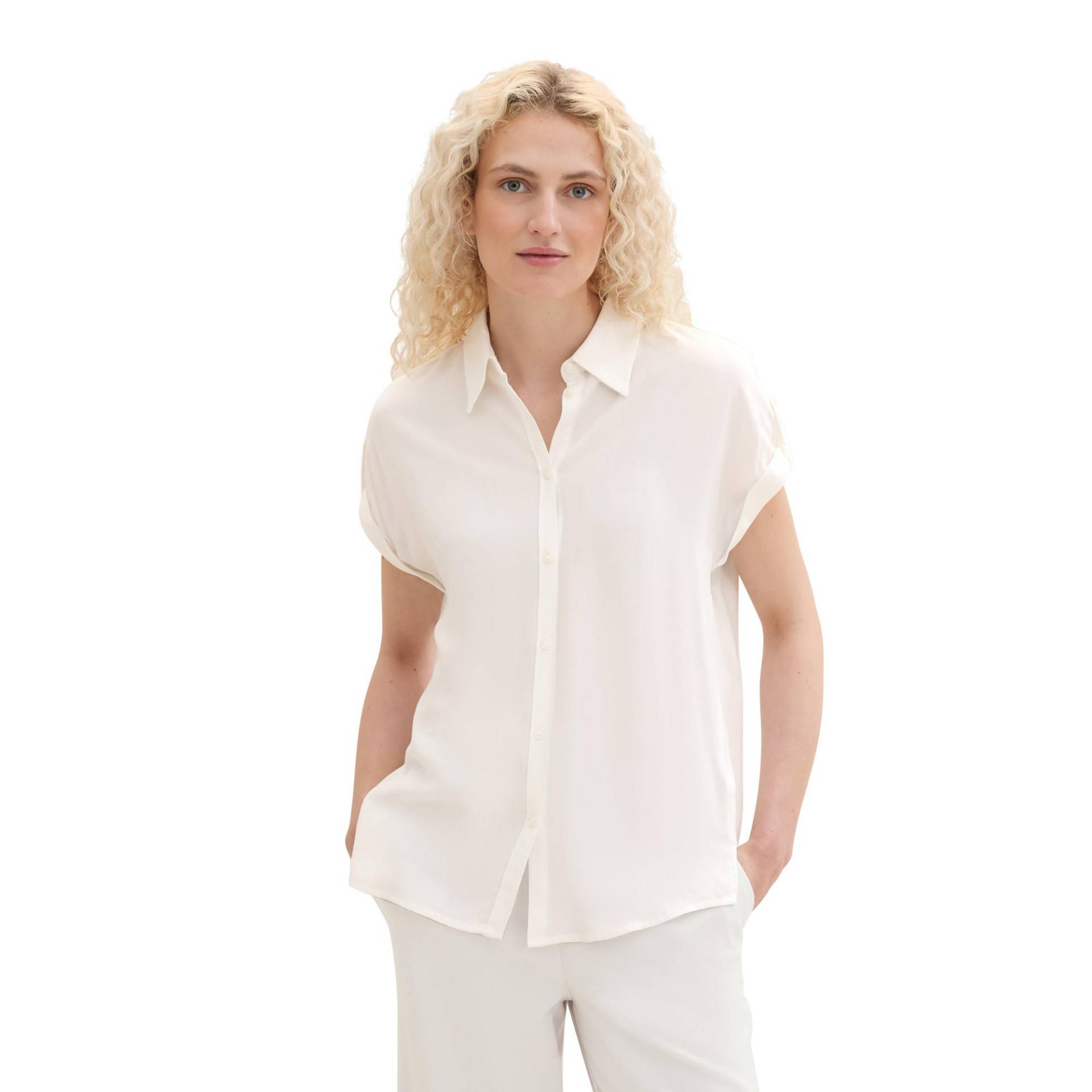 Bluse Damen Weiss  36 von TOM TAILOR