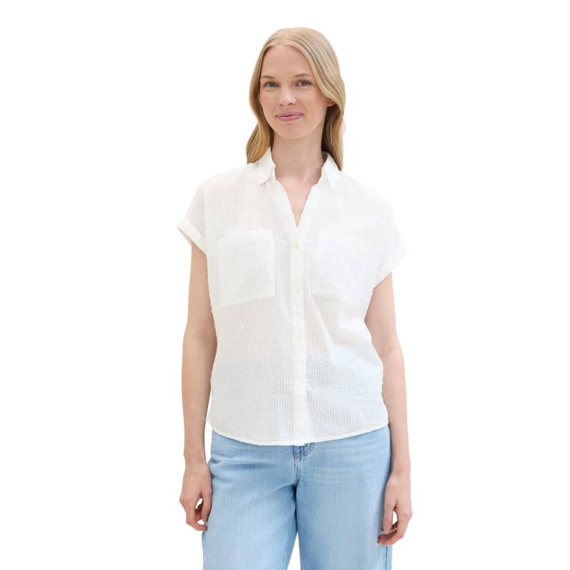 Bluse Damen Weiss  38 von TOM TAILOR