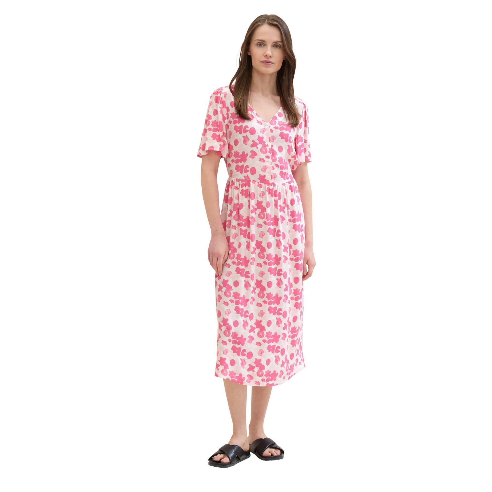 Kleid Damen Pink  44 von TOM TAILOR