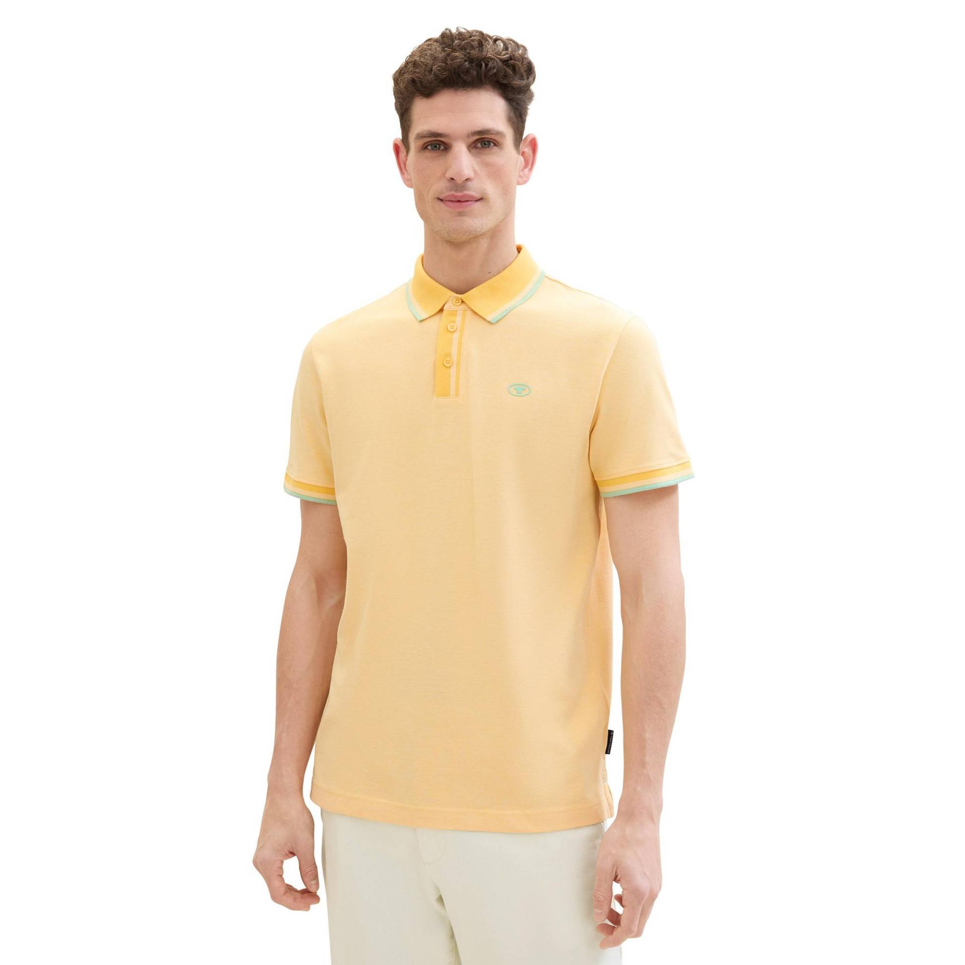 Polo Shirt Herren Gelb  M von TOM TAILOR