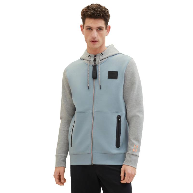 Sweatshirt Herren Grau-Blau L von TOM TAILOR