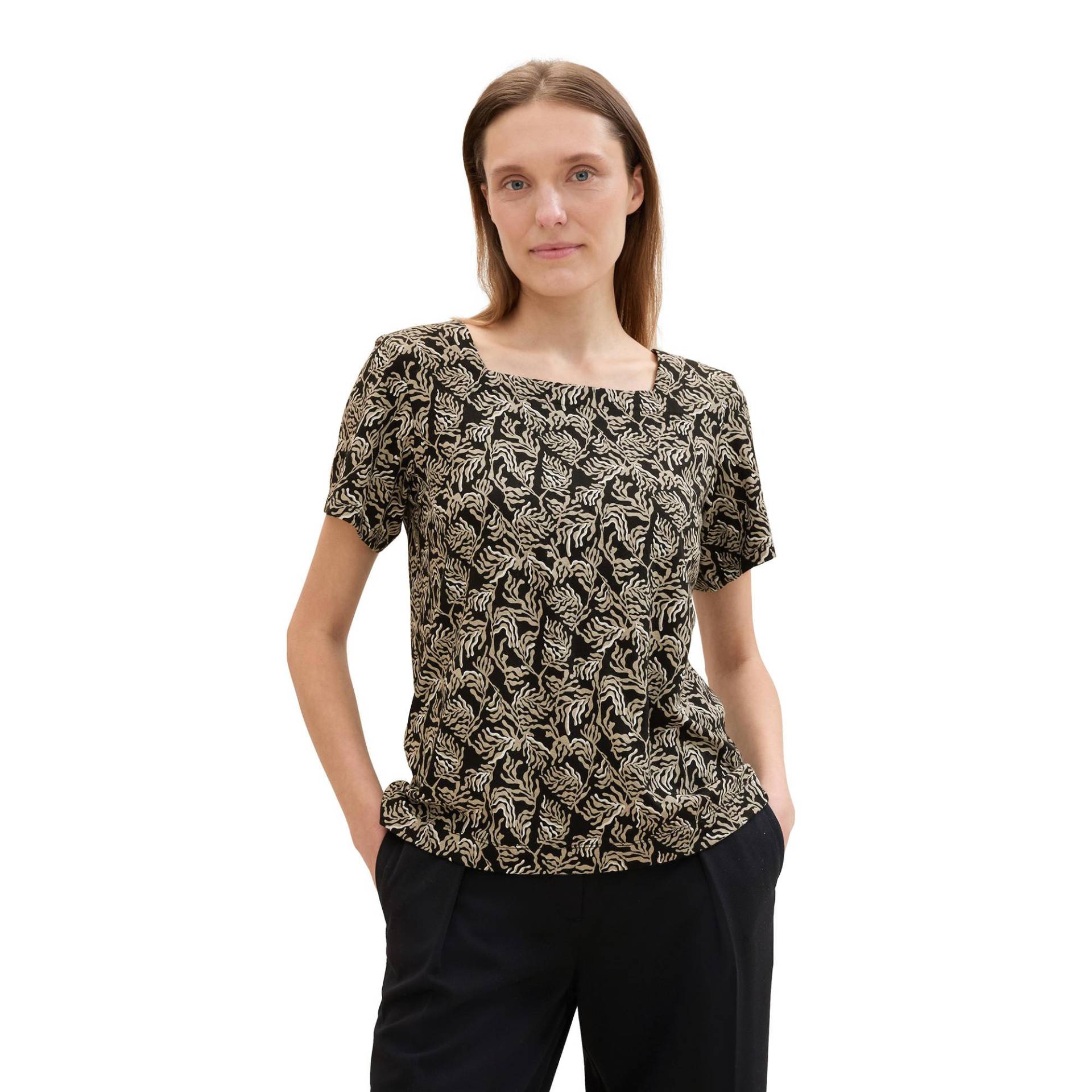 T-shirt Damen Multicolor L von TOM TAILOR