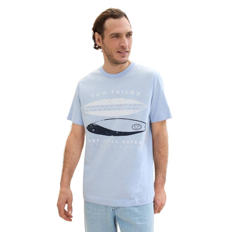 T-shirt Herren Blau  S von TOM TAILOR