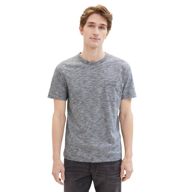 T-shirt Herren Dunkelblau L von TOM TAILOR