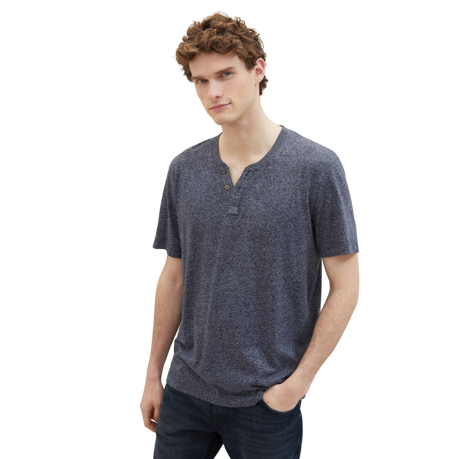 T-shirt Herren Grau M von TOM TAILOR