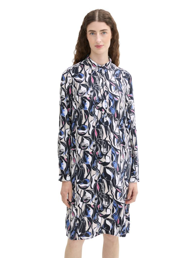 TOM TAILOR Blusenkleid, mit Allover-Print von TOM TAILOR