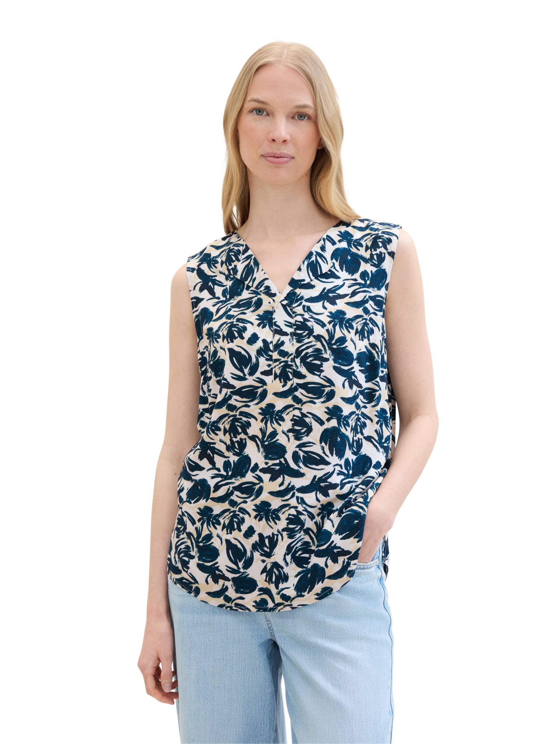 TOM TAILOR Blusentop, mit stylischem All-Over Print TOM TAILOR Blusentop, mit stylischem All-Over Print von TOM TAILOR
