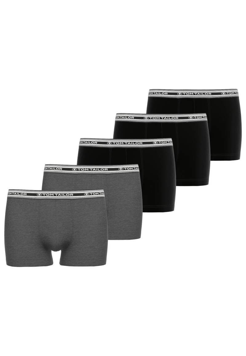 TOM TAILOR Boxershorts, (5 St.), mit schönem Logobund von TOM TAILOR