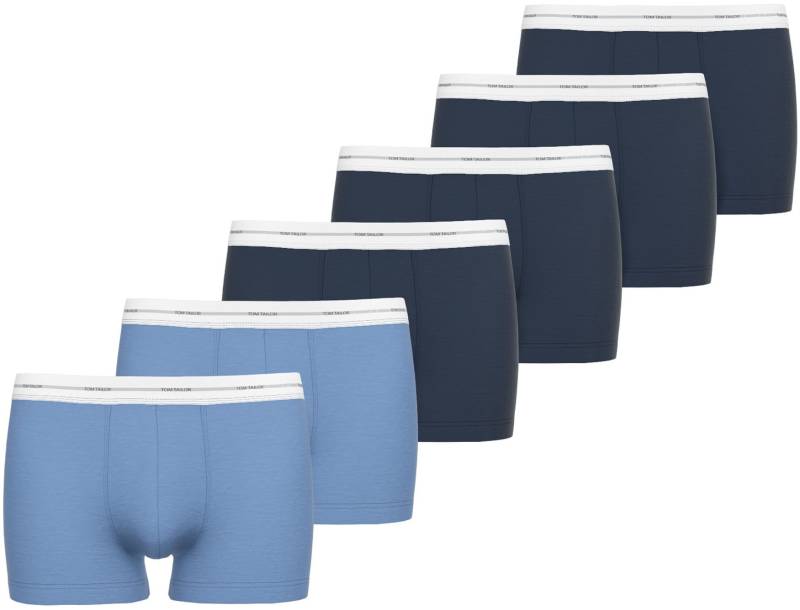 TOM TAILOR Boxershorts, (6 St.), mit coolem Logobund von TOM TAILOR