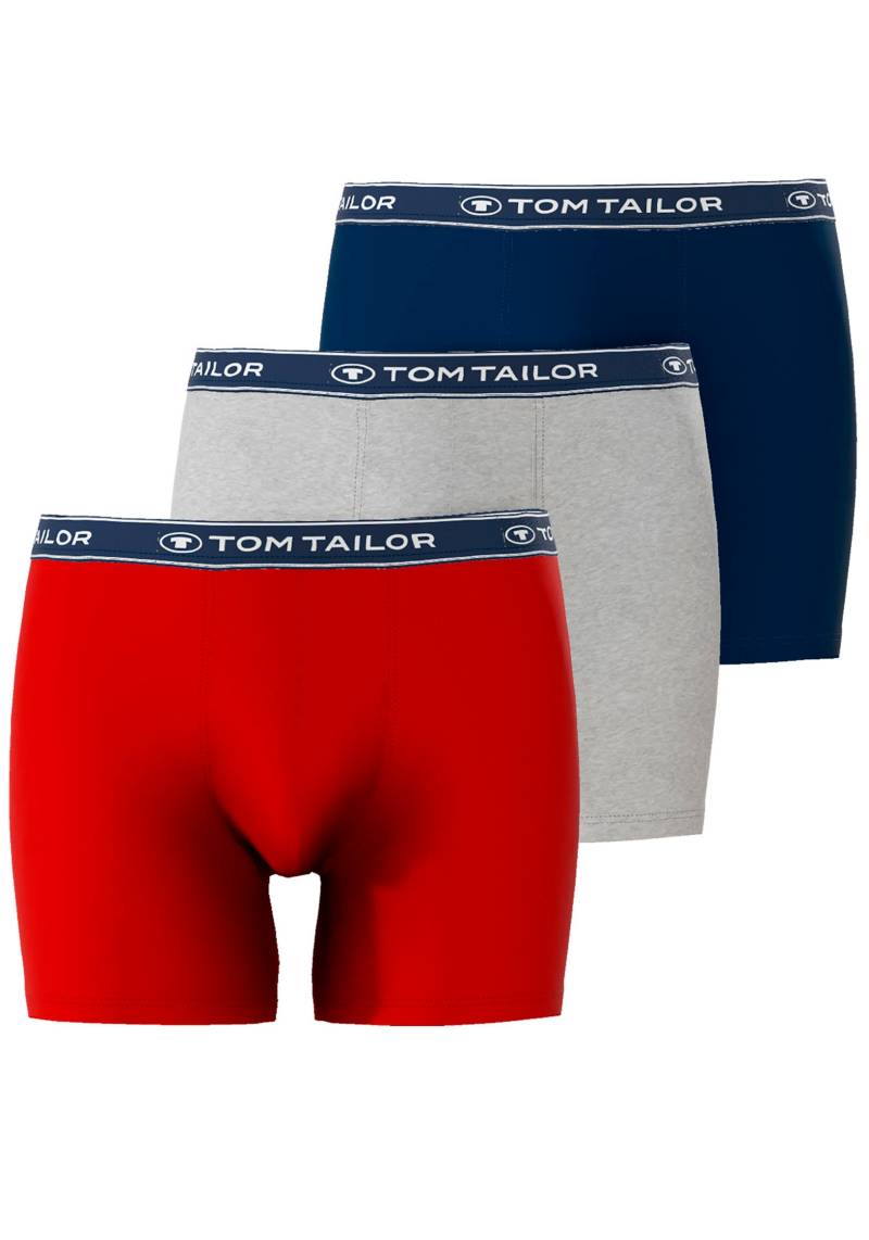 TOM TAILOR Boxershorts »Buffer«, (Packung, 3 St.), mit perfekter Passform für jeden Tag von TOM TAILOR