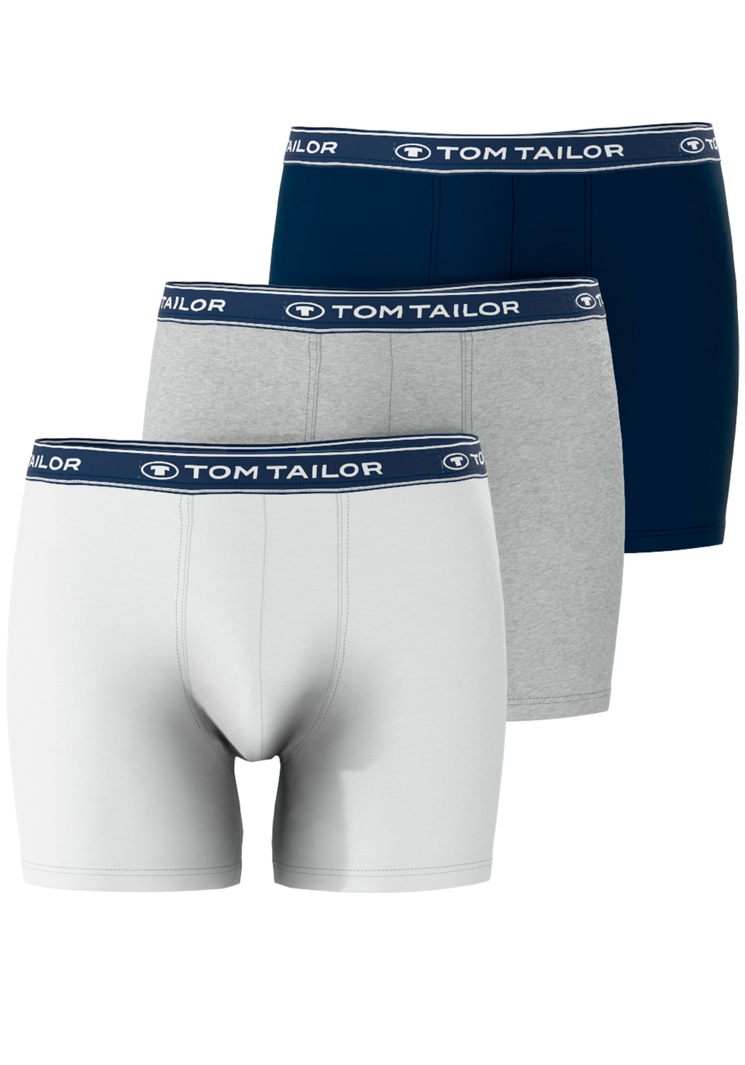 TOM TAILOR Boxershorts »Buffer«, (Packung, 3 St.), mit perfekter Passform für jeden Tag von TOM TAILOR