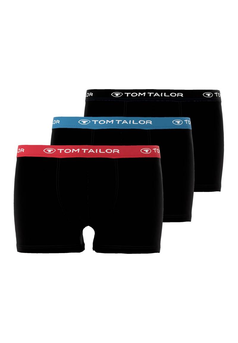 TOM TAILOR Boxershorts »Buffer«, (Packung, 3 St.), mit angenehmen Logobund von TOM TAILOR