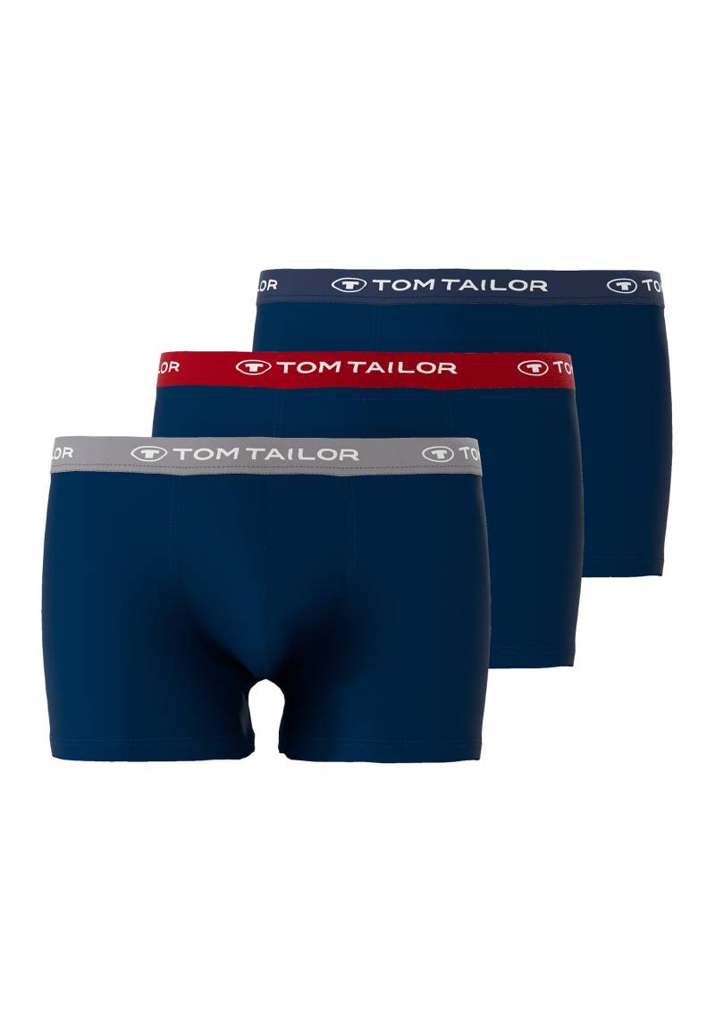 TOM TAILOR Boxershorts »Buffer«, (Packung, 3 St.), mit angenehmen Logobund von TOM TAILOR