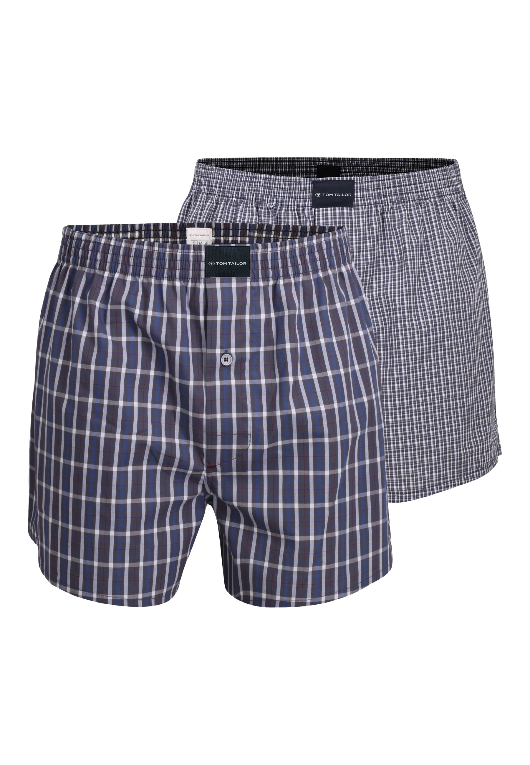 TOM TAILOR Boxershorts »Dakota«, (2 St.), mit Knopfleiste von TOM TAILOR