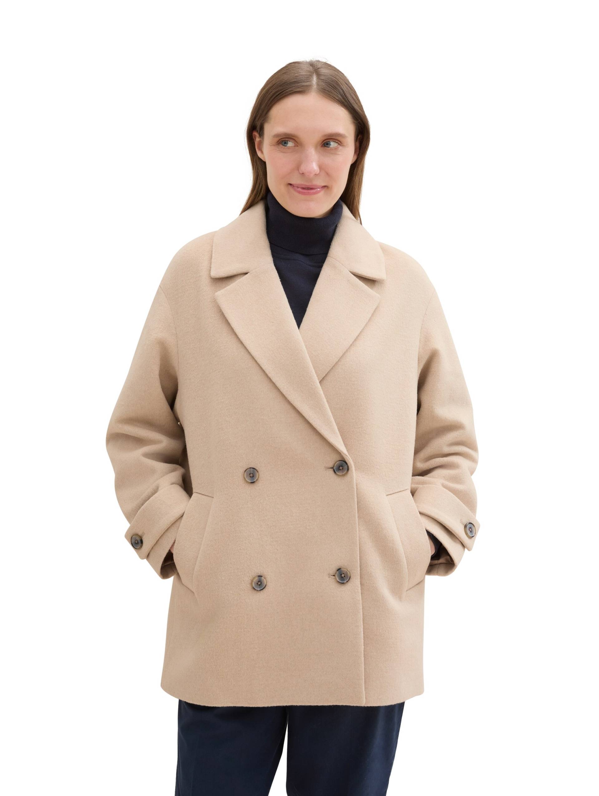TOM TAILOR Cabanjacke, ohne Kapuze, mit Wolle und doppelter Knopfleiste TOM TAILOR Cabanjacke, ohne Kapuze, mit Wolle und doppelter Knopfleiste von TOM TAILOR