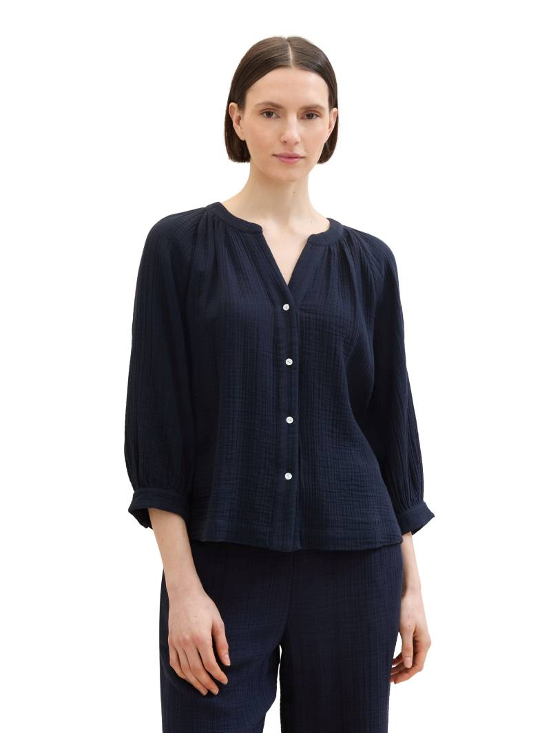 TOM TAILOR Crinklebluse, in Crinkle-Optik von TOM TAILOR