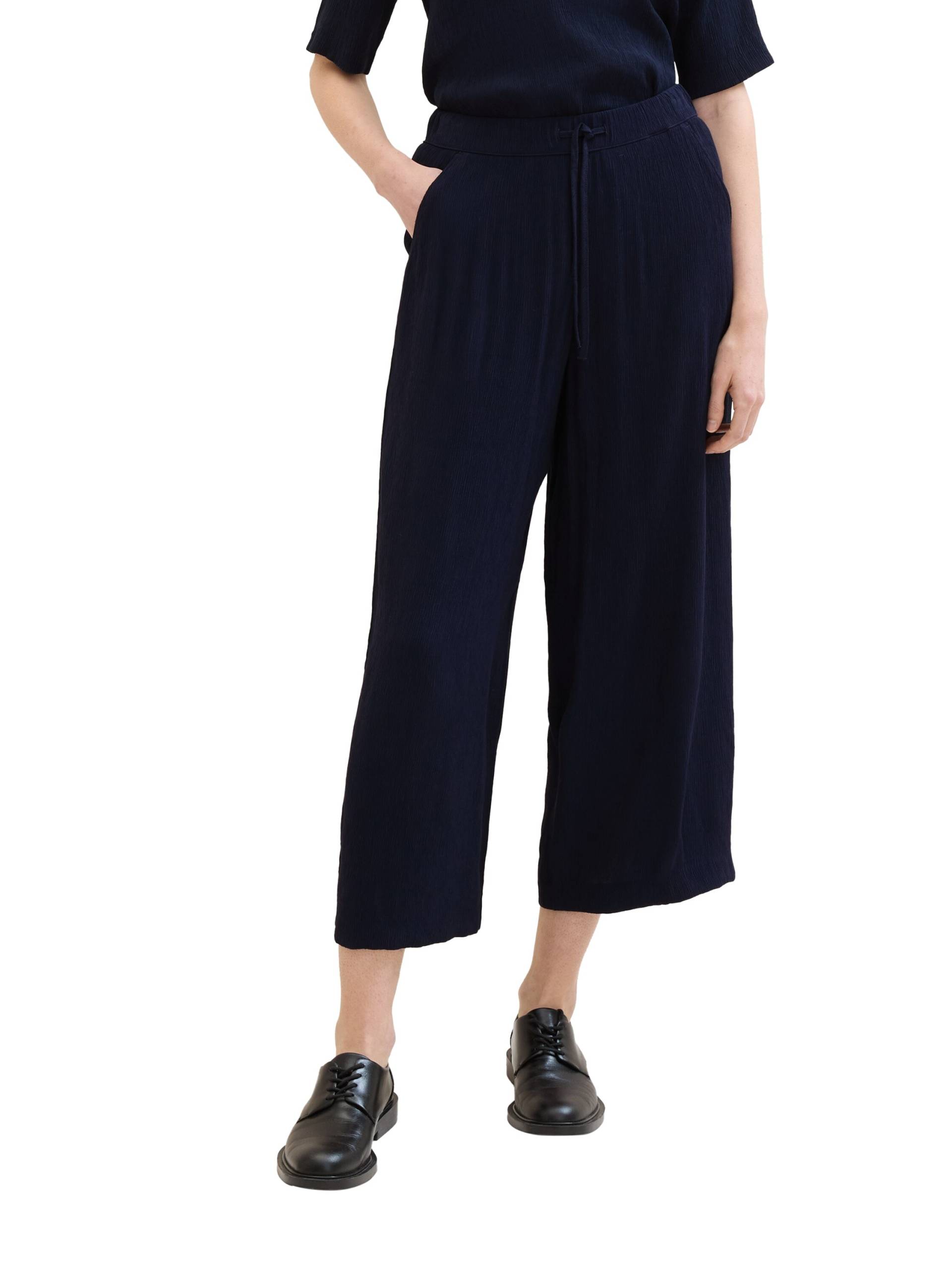 TOM TAILOR Culotte, in Crinkle-Optik von TOM TAILOR