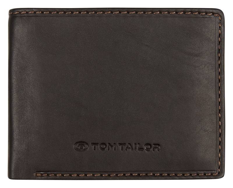 TOM TAILOR Geldbörse »LARY«, im Querformat aus echtem Leder von TOM TAILOR