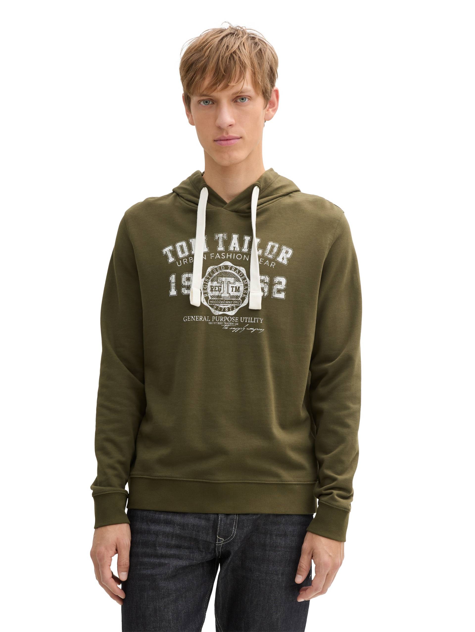 TOM TAILOR Hoodie, mit Logo Print von TOM TAILOR