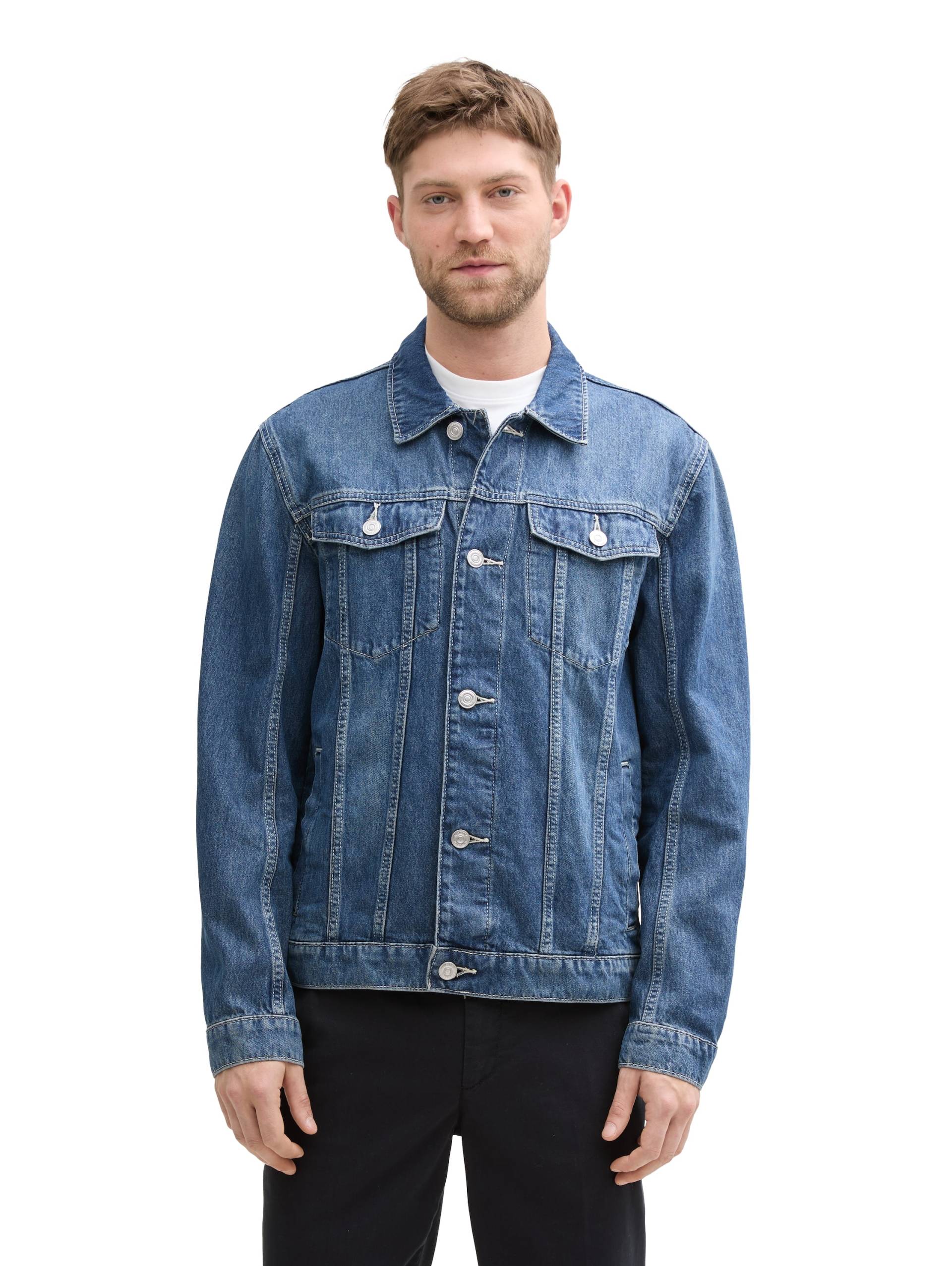 TOM TAILOR Jeansjacke, ohne Kapuze, mit Reverskragen TOM TAILOR Jeansjacke, ohne Kapuze, mit Reverskragen von TOM TAILOR