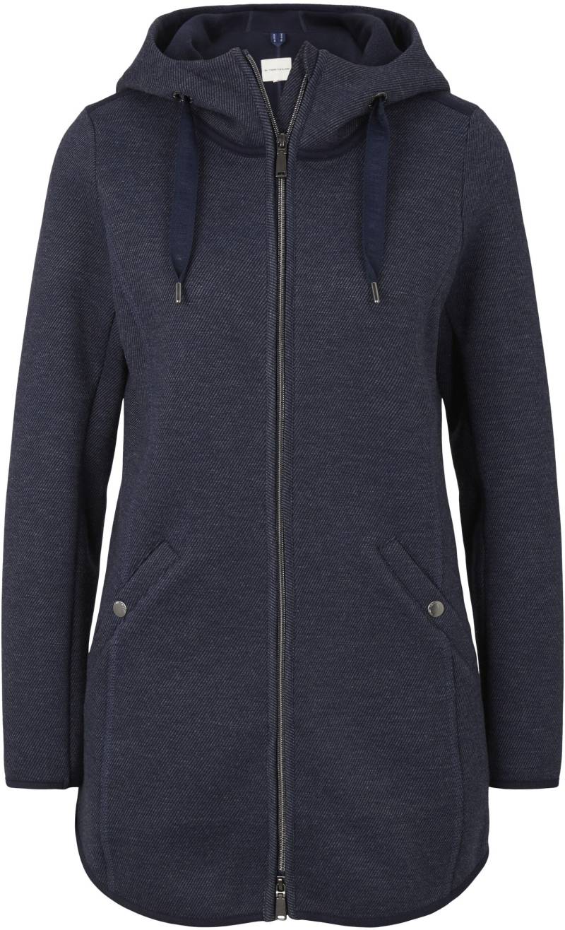 TOM TAILOR Funktions-Kapuzensweatjacke, mit 2-Wege-Reissverschluss von TOM TAILOR