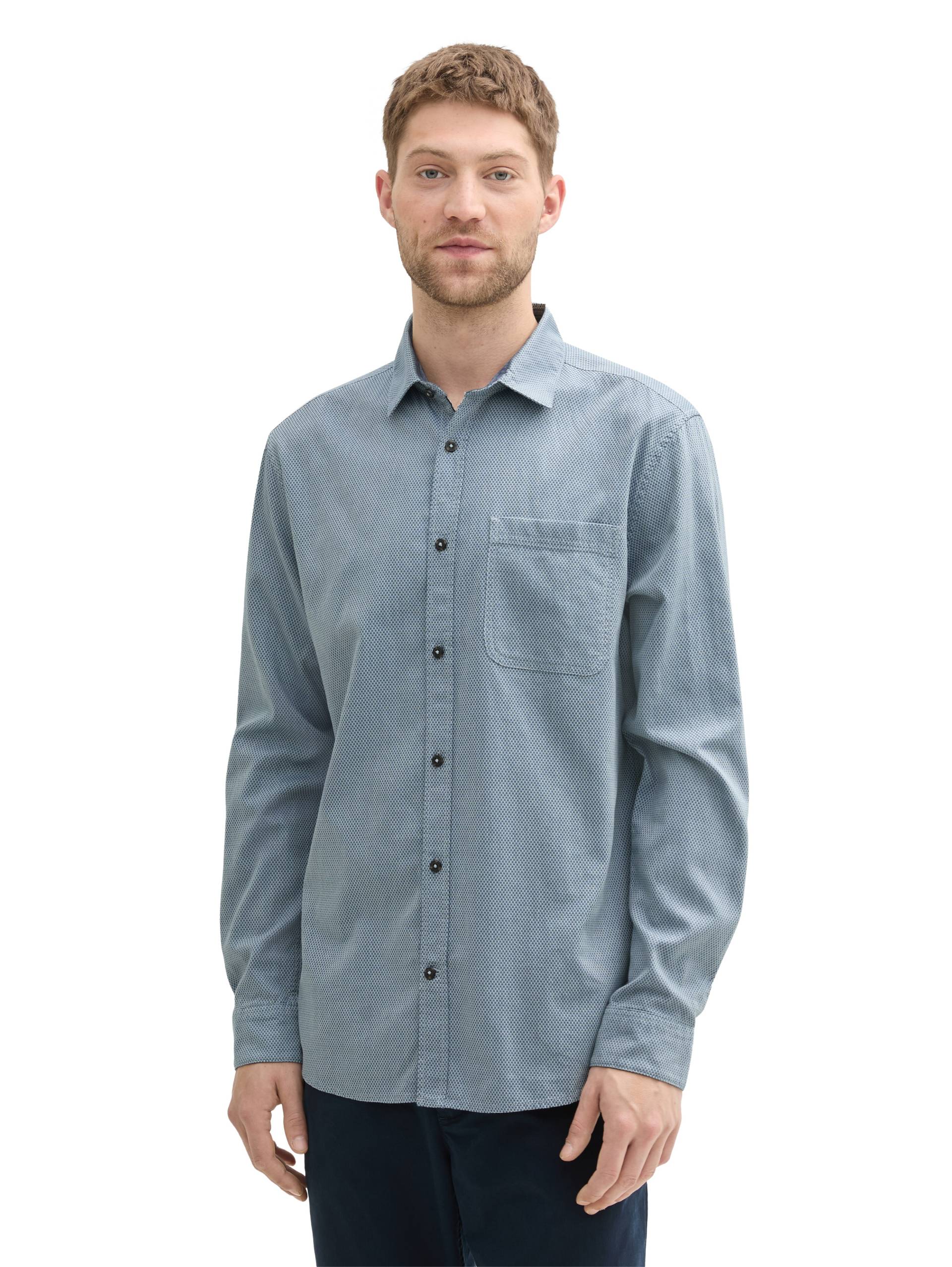 TOM TAILOR Langarmhemd, in strukturierter Qualität TOM TAILOR Langarmhemd, in strukturierter Qualität von TOM TAILOR
