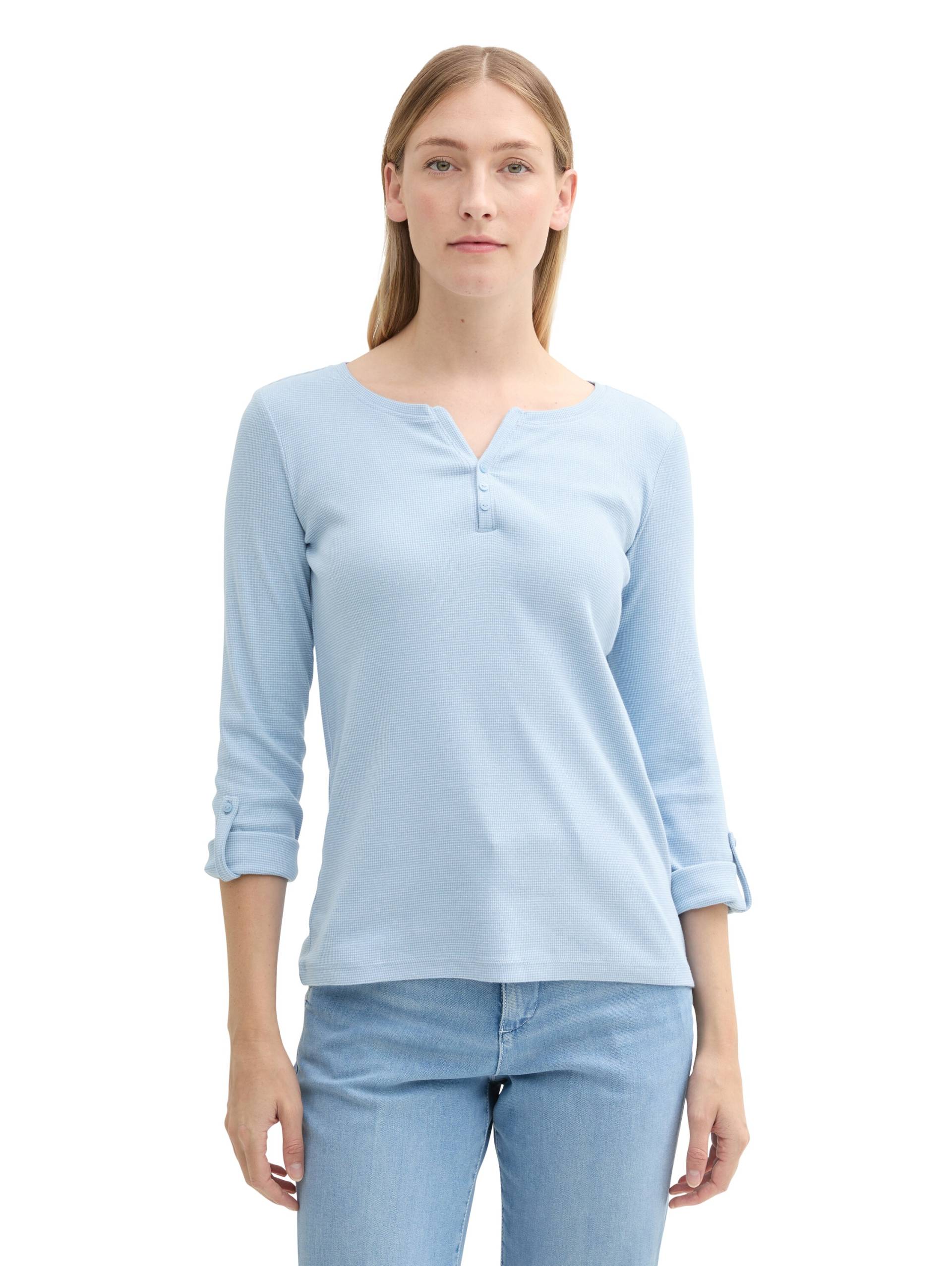 TOM TAILOR Langarmshirt, mit Henley-Ausschnitt TOM TAILOR Langarmshirt, mit Henley-Ausschnitt von TOM TAILOR