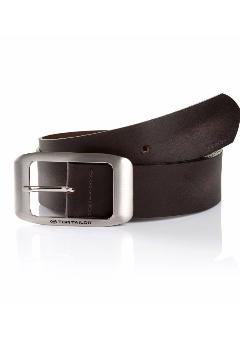 TOM TAILOR Ledergürtel »TTAMY«, (1 St.), 4 cm breiter Damengürtel, modisch vielseitig von TOM TAILOR