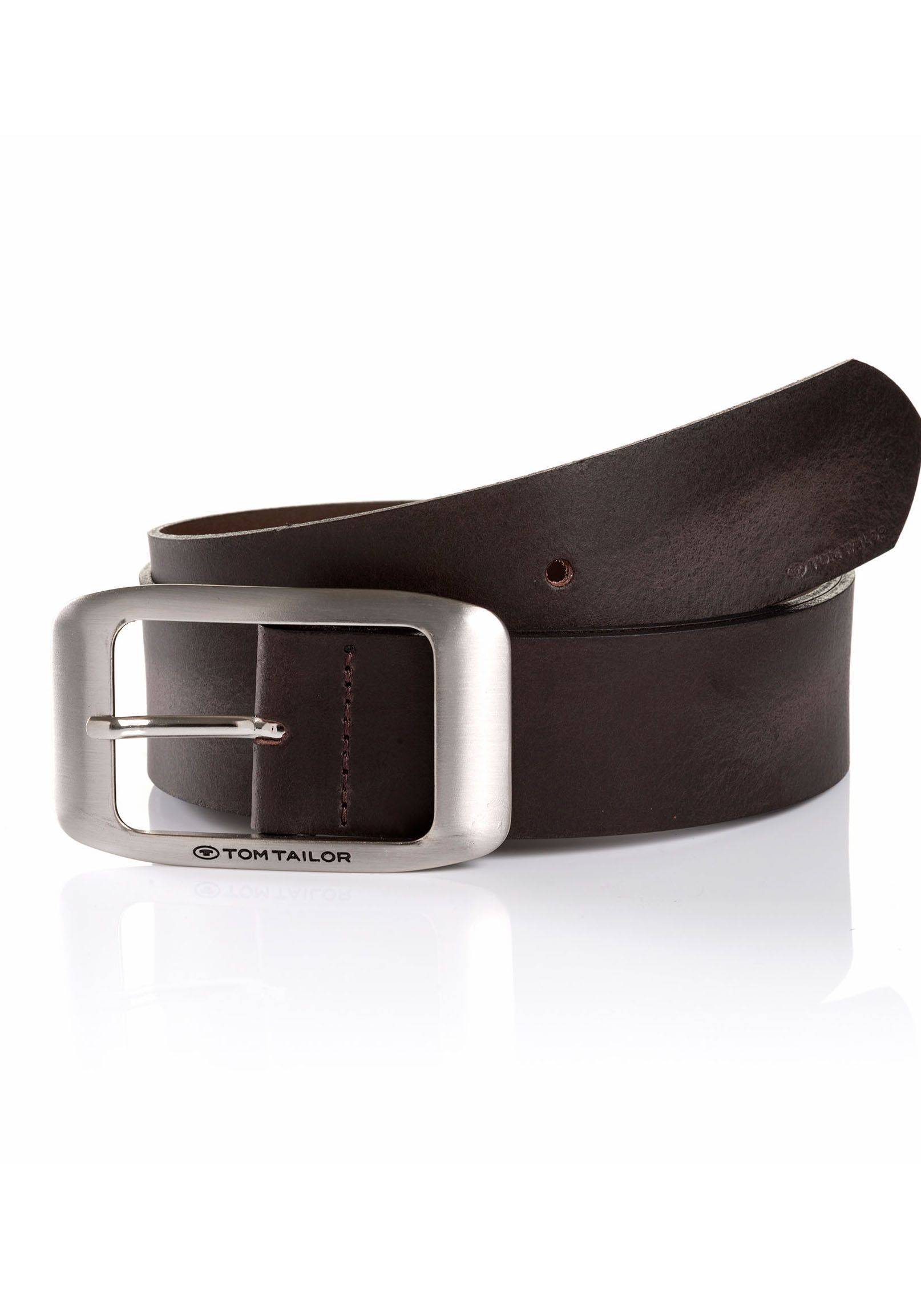 TOM TAILOR Ledergürtel »TTAMY«, 4 cm breiter Damengürtel, Jeans und Casual TOM TAILOR Ledergürtel »TTAMY«, 4 cm breiter Damengürtel, Jeans und Casual von TOM TAILOR