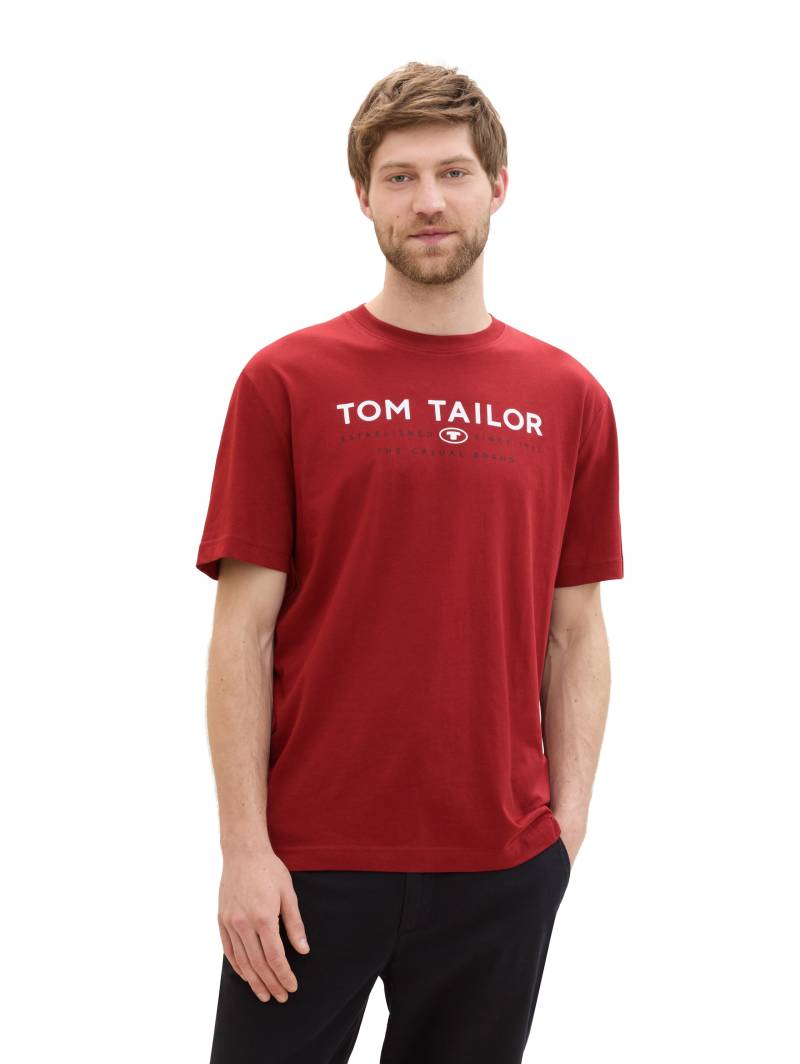 TOM TAILOR Print-Shirt, mit Logo Print von TOM TAILOR