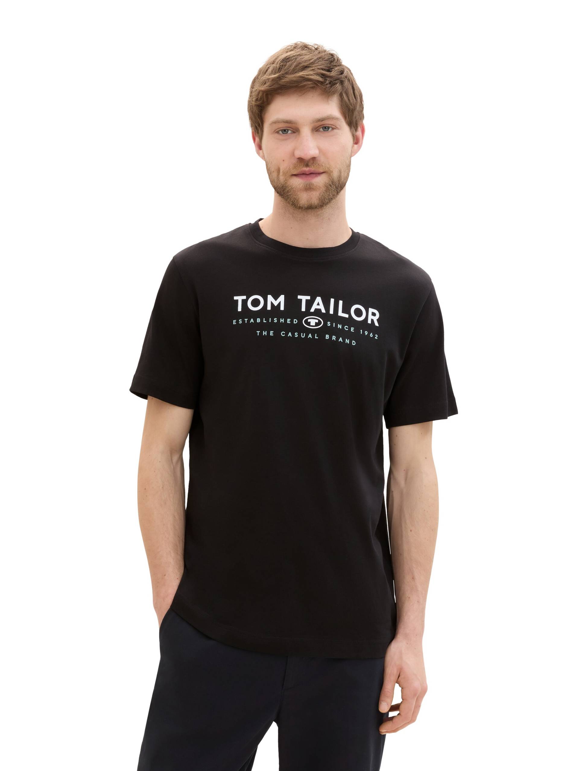 TOM TAILOR Print-Shirt, mit Logo Print von TOM TAILOR