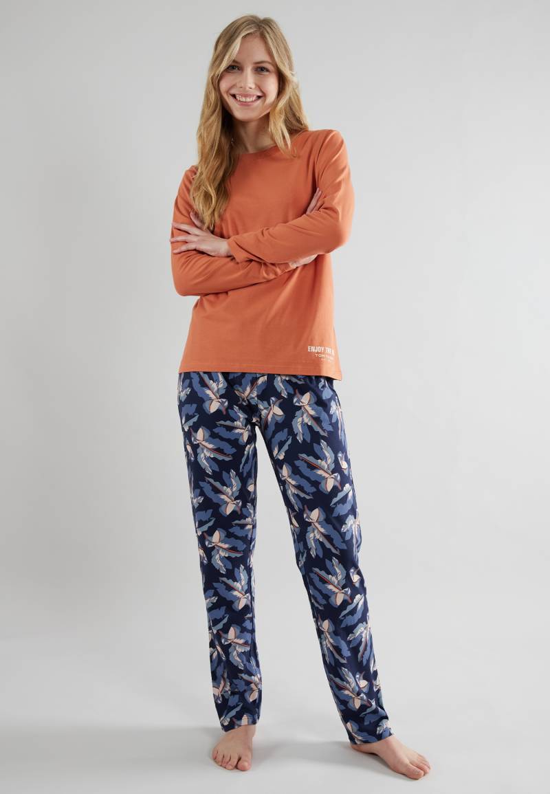 TOM TAILOR Pyjama, (2 tlg.), mit gemusterter Hose von TOM TAILOR