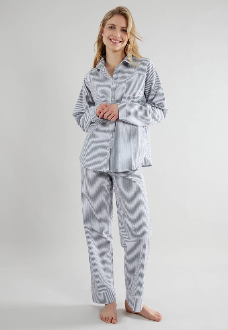 TOM TAILOR Pyjama, (2 tlg.), mit klassichem Schnitt von TOM TAILOR