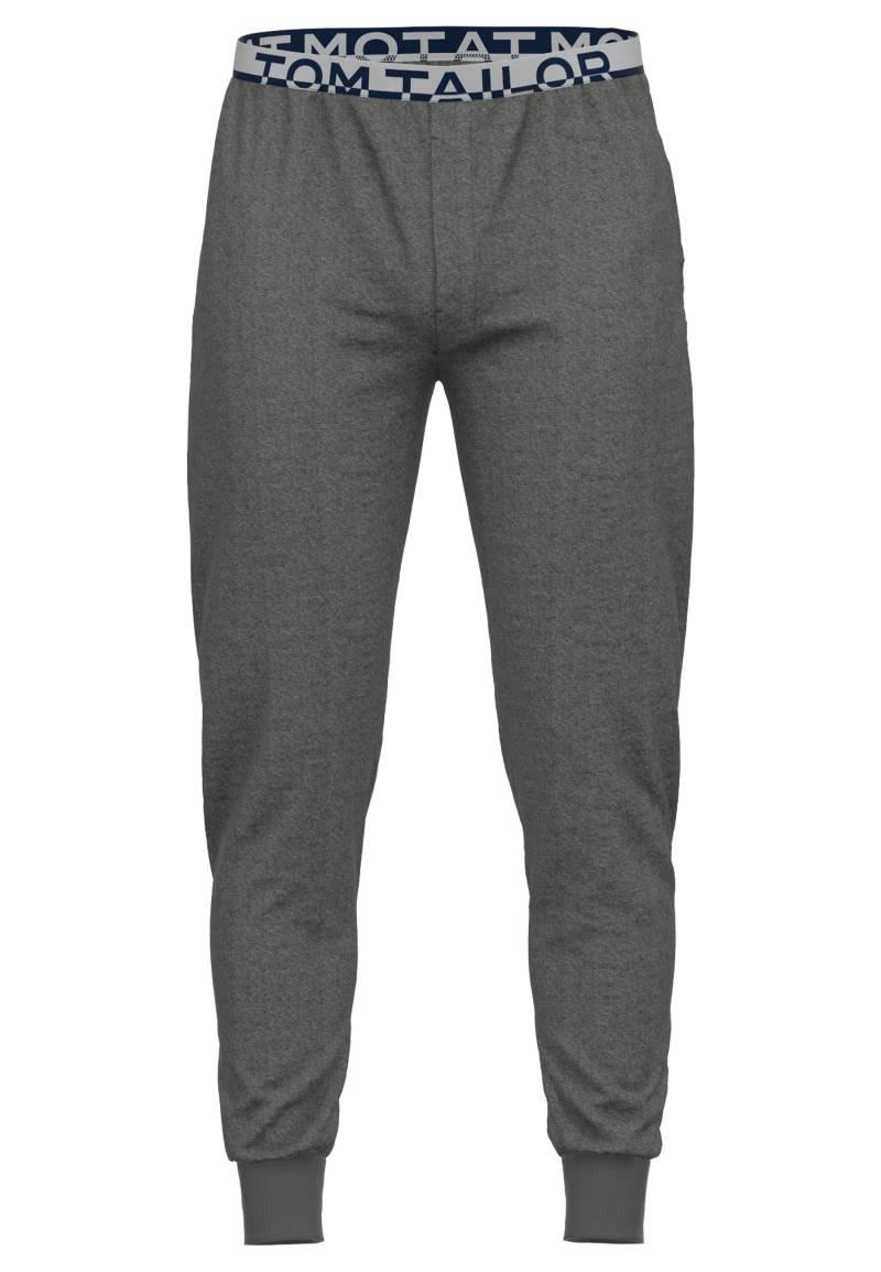 TOM TAILOR Pyjamahose, mit seitlichen Taschen und Logo-Bund von TOM TAILOR