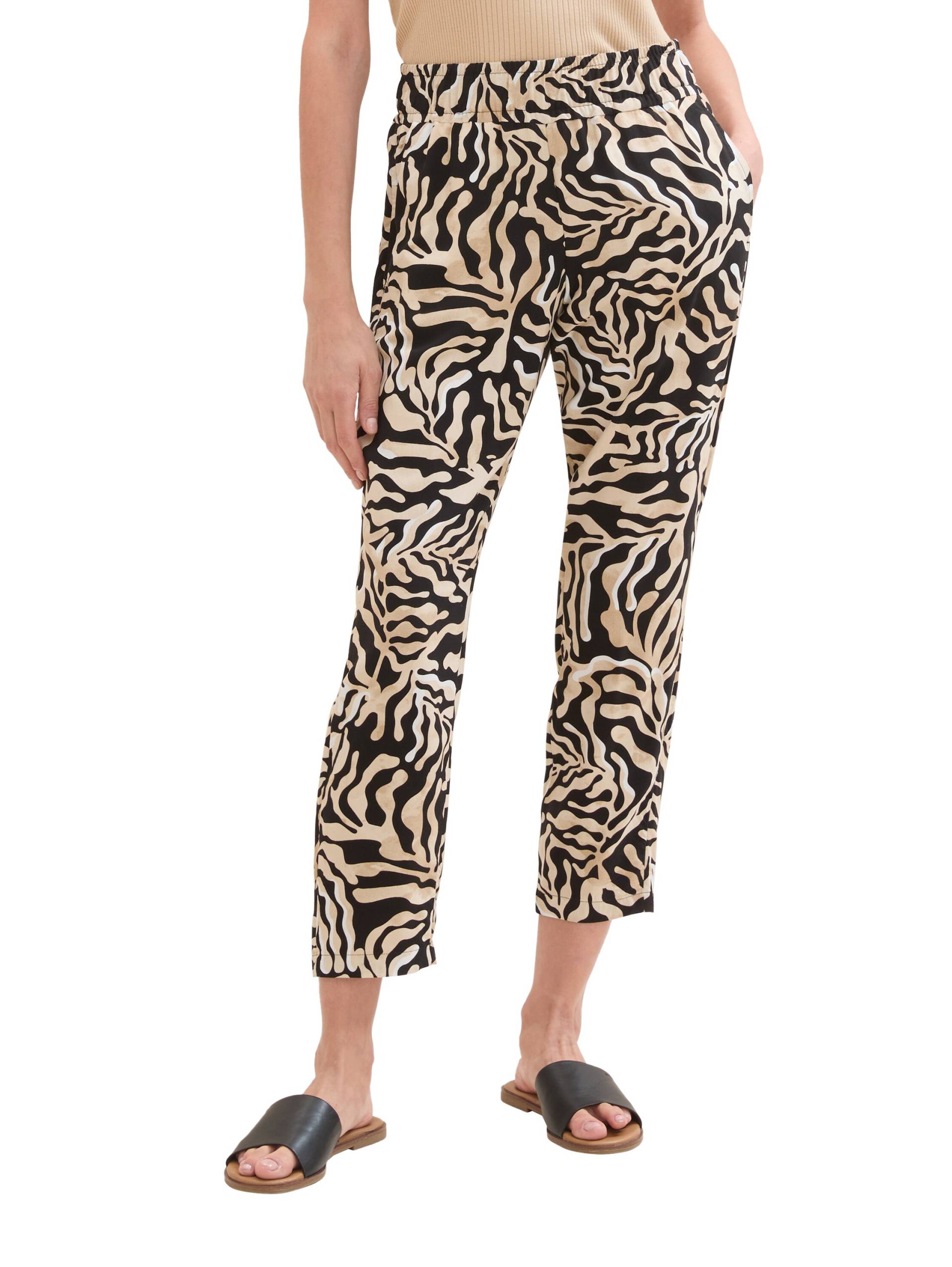 TOM TAILOR Relaxhose, mit All-Over Print von TOM TAILOR