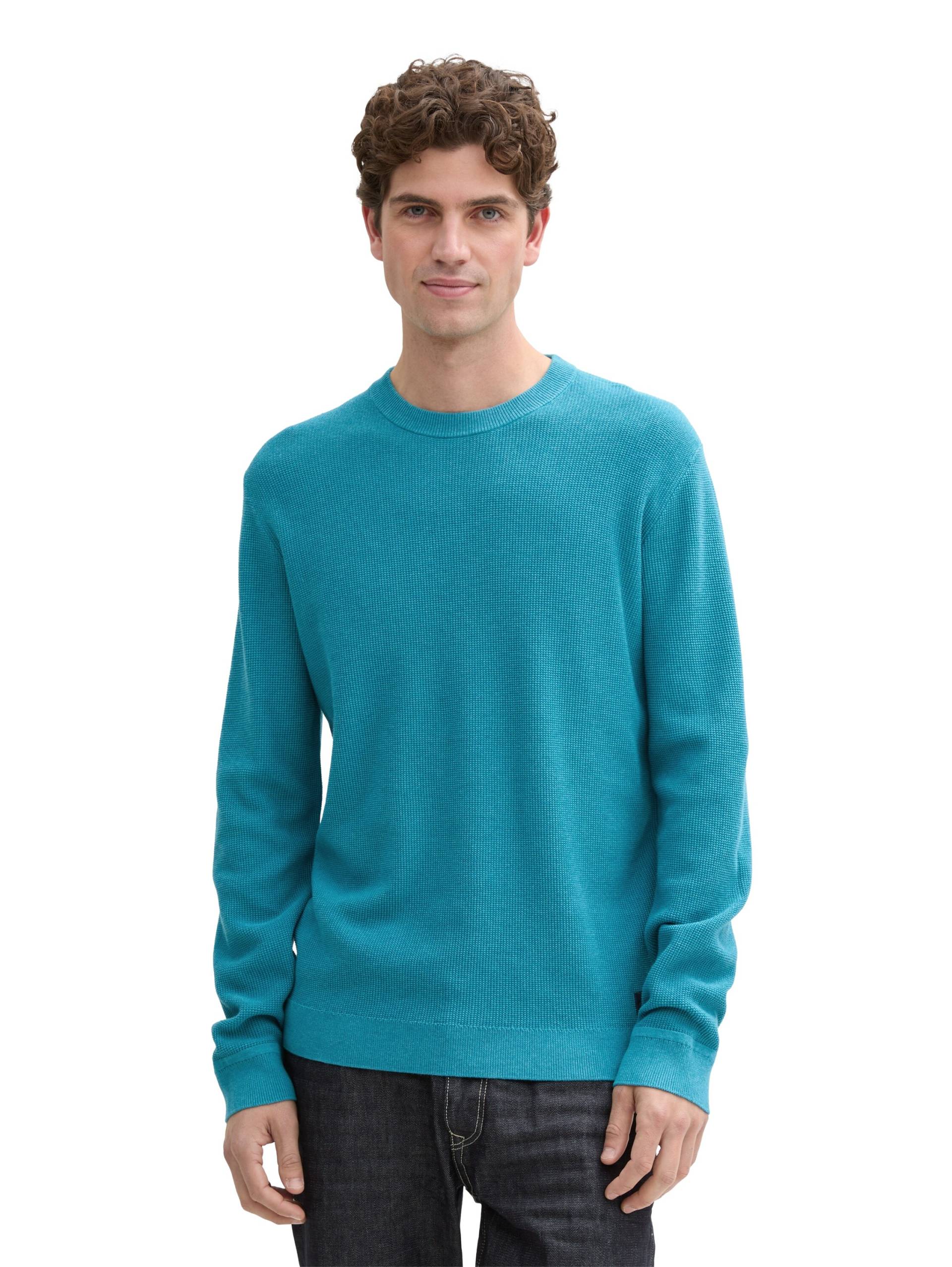 TOM TAILOR Rundhalspullover, mit Rundhalsausschnitt TOM TAILOR Rundhalspullover, mit Rundhalsausschnitt von TOM TAILOR