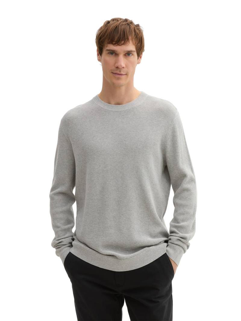 TOM TAILOR Rundhalspullover, mit Rundhalsausschnitt von TOM TAILOR