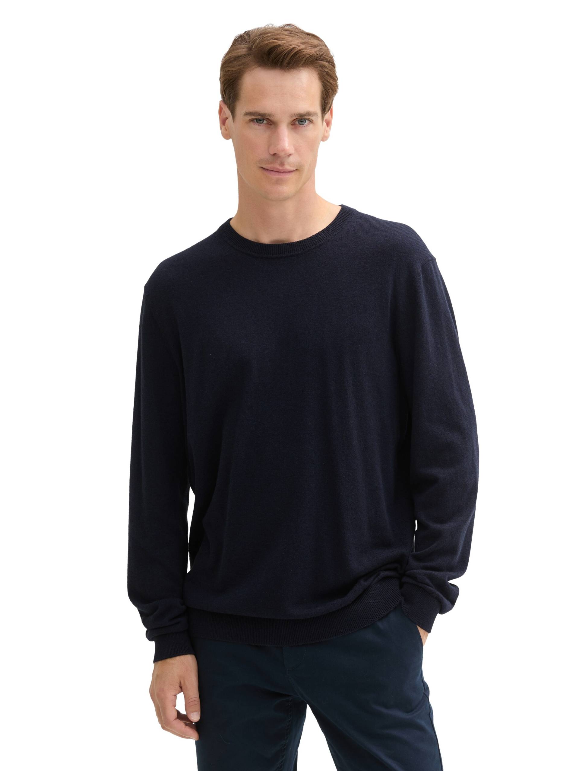 TOM TAILOR Rundhalspullover, mit recyceltem Kaschmir TOM TAILOR Rundhalspullover, mit recyceltem Kaschmir von TOM TAILOR