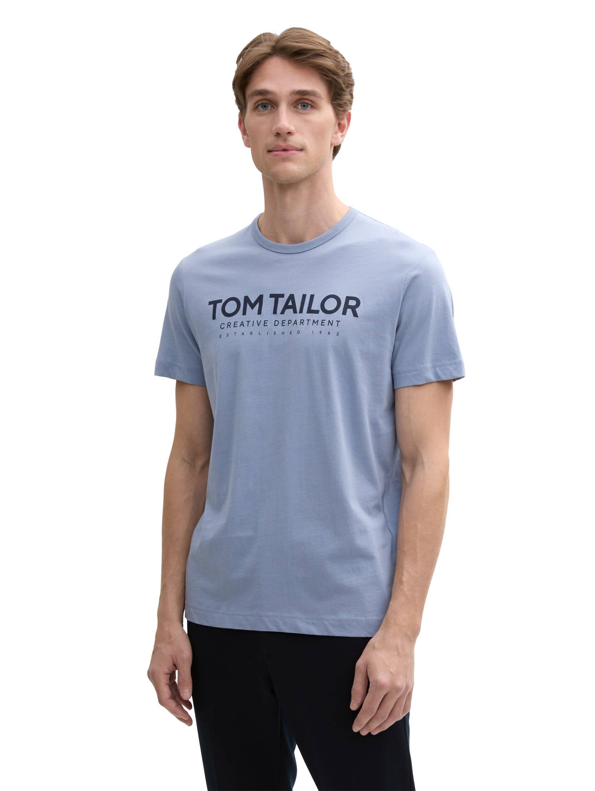 TOM TAILOR Rundhalsshirt, mit Logoprint von TOM TAILOR