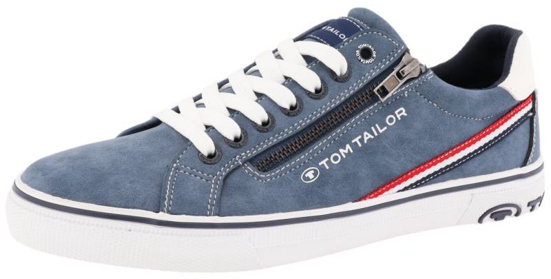 TOM TAILOR Sneaker, mit Kontrastbesatz, Freizeitschuh, Halbschuh, Schnürschuh von TOM TAILOR