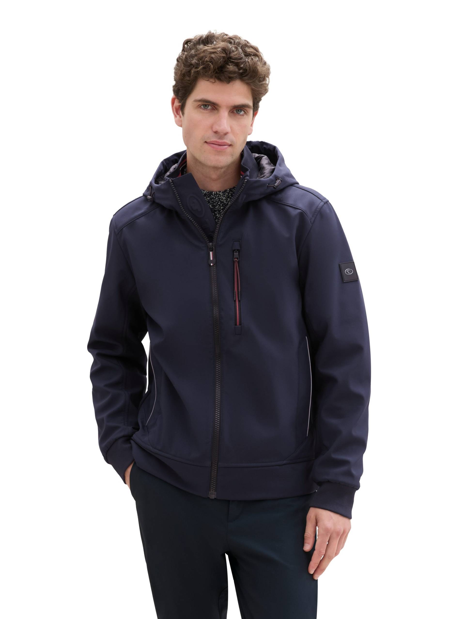 TOM TAILOR Softshelljacke, mit Kapuze, mit Kapuze von TOM TAILOR