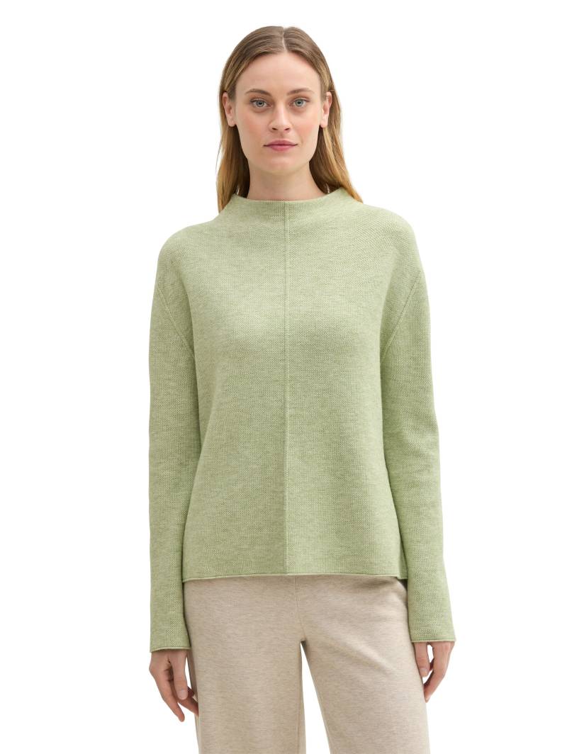 TOM TAILOR Stehkragenpullover, mit LENZING™ EcoVero™ von TOM TAILOR