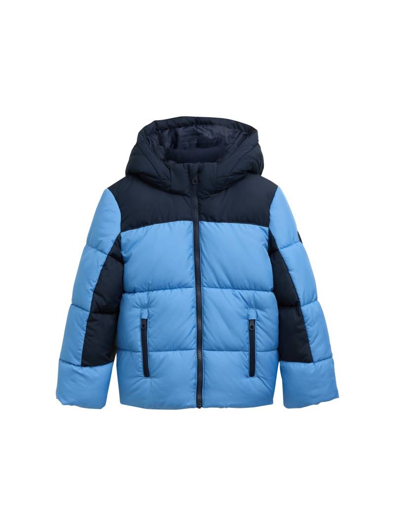 TOM TAILOR Steppjacke, mit Kapuze, mit Color Blocking von TOM TAILOR